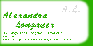 alexandra longauer business card